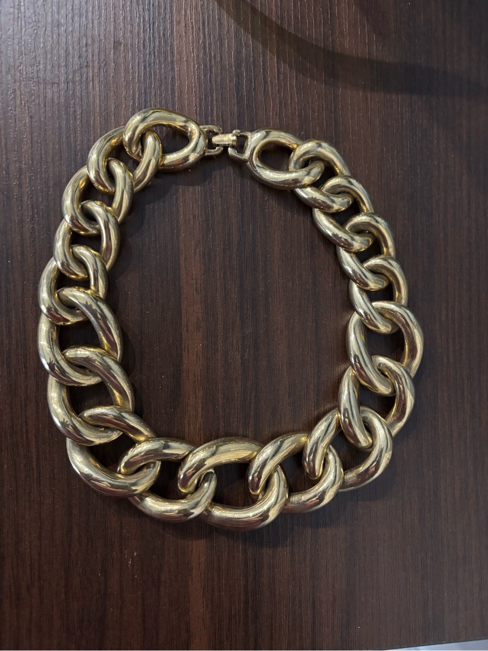 Givenchy Polished Gold-Link Choker Necklace